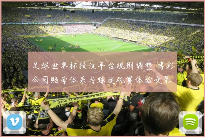 足球世界杯投注平台规则调整 博彩公司赔率体系与球迷观赛体验受影响
